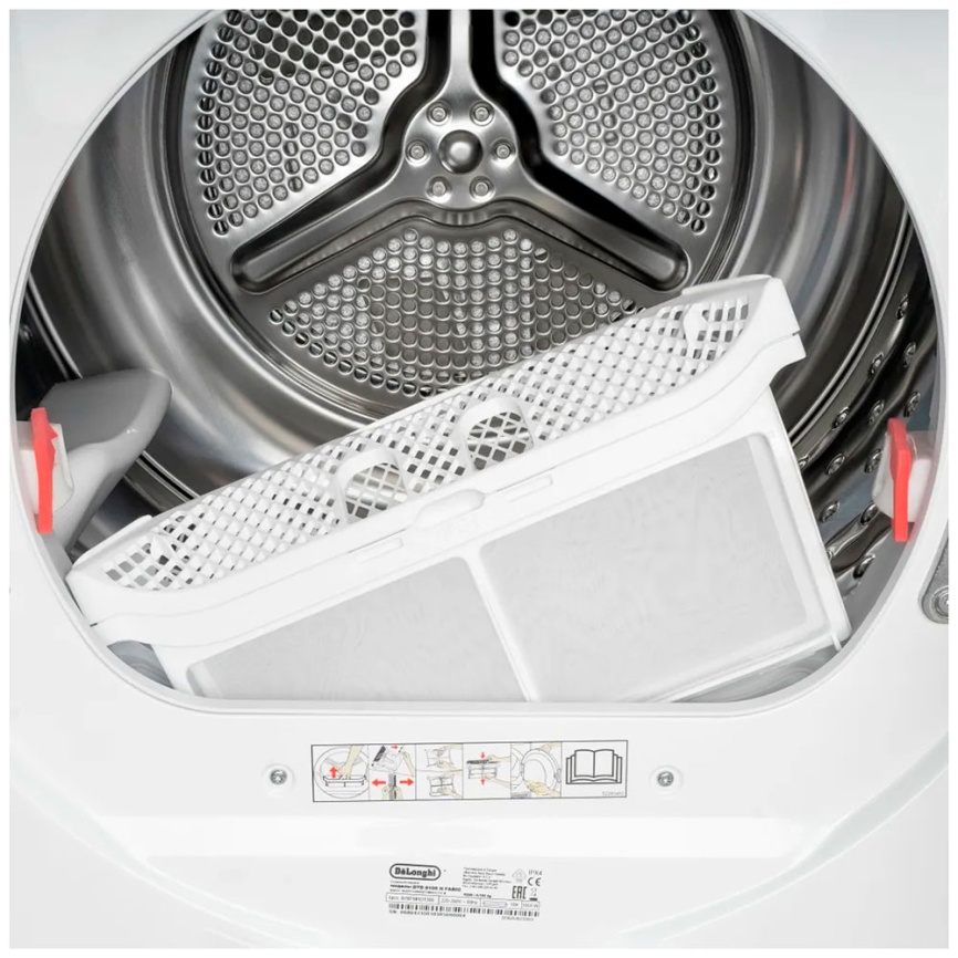 Сушильная машина с тепловым насосом De’Longhi DTD 8105 H FABIO фото 6