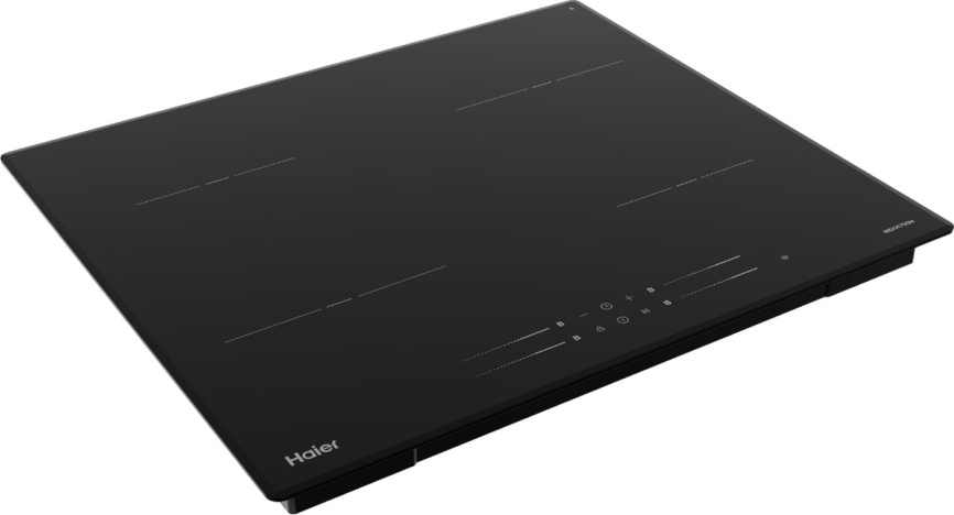 Электрическая варочная панель Haier HHX-Y64SVVB 59 см, 4 конфорки стеклокерамика, черный фото 3
