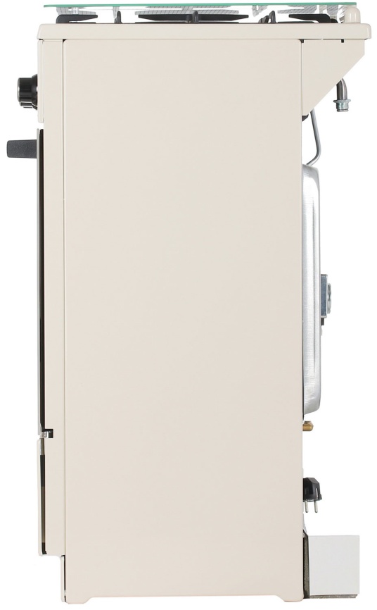 Газовая плита De luxe 5040.40г(кр) ЧР-013 50 см, 43 л, 4 конфорки, слоновая кость фото 8