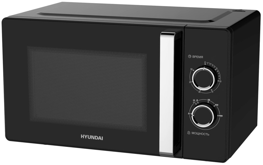 Микроволновая печь - СВЧ Hyundai HYM-M2012 (23л., 800Вт, черный/хром) фото 1
