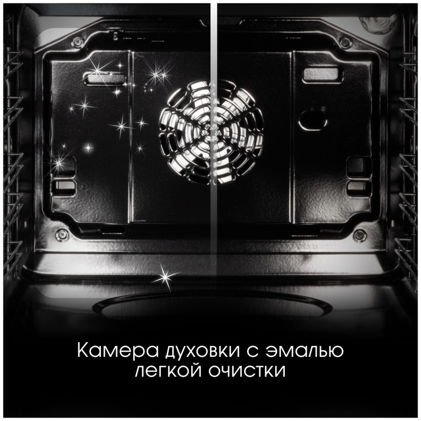 Электрический духовой шкаф Zigmund & Shtain E 134 X 60 см, 67 л гриль конвекция, бежевый фото 10