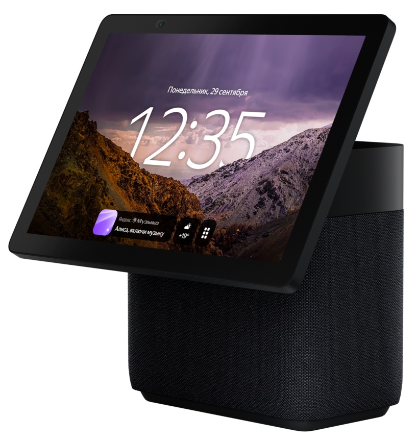 Умная колонка Яндекс Станция Дуо Макс с Алисой, черный, с Zigbee, 60Вт фото 1