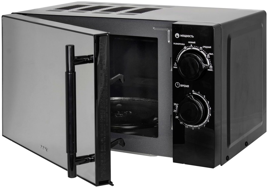 Микроволновая печь - СВЧ BBK 20MWS-773M/B-M черный фото 2