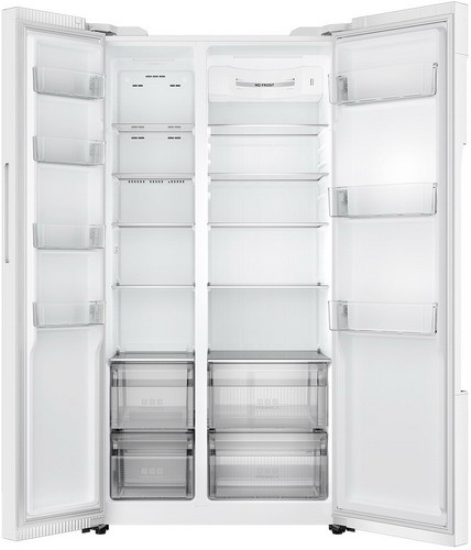 Холодильник Side-by-Side Haier HRF-522DW6RU No frost, белый фото 3