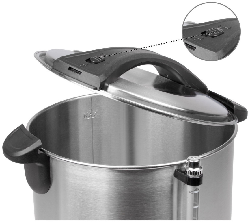 Термопот Profi Cook PC-HGA 1111 inox, нержавеющая сталь, 1500 Вт фото 2