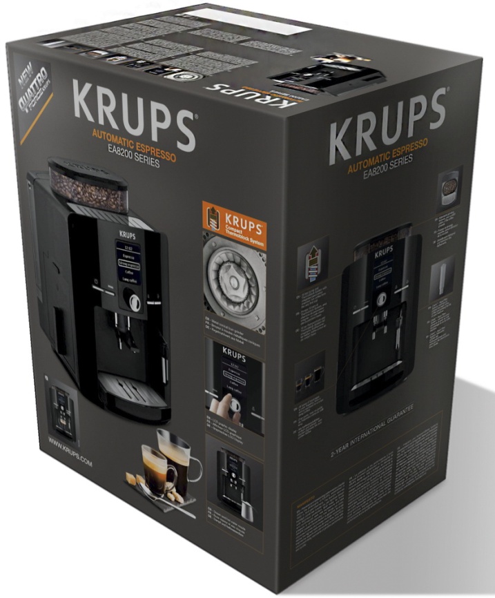 Кофемашина автоматическая Krups Espresseria Quattro Force EA82F010 черный фото 10