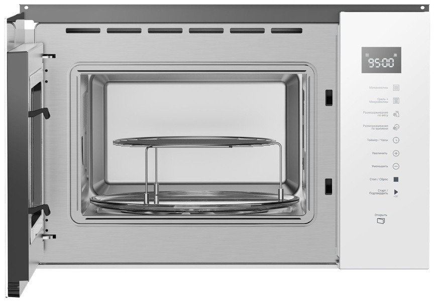 Встраиваемая микроволновая печь СВЧ Hotpoint MF25G WH H фото 6