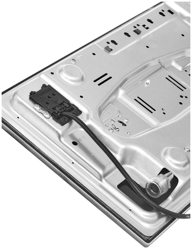 Газовая варочная панель Jacky's JH GB331 29 см, 2 конфорки электроподжиг газконтроль, черный фото 6