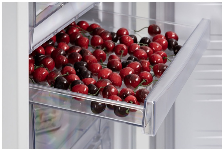 Двухкамерный холодильник NordFrost NRB 164 NF W No frost, белый фото 5