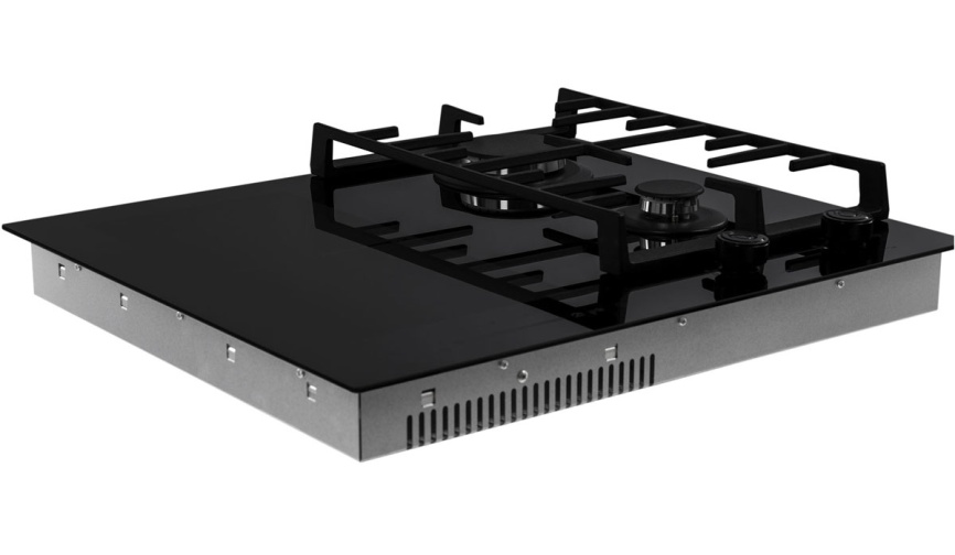 Комбинированная варочная панель Hiberg i-VM 6021 B 58 см, 4 конфорки электроподжиг газконтроль, черный фото 5