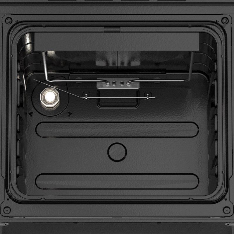 Электрический духовой шкаф Darina BO 1700At 59 см, 50 л, антрацит фото 5