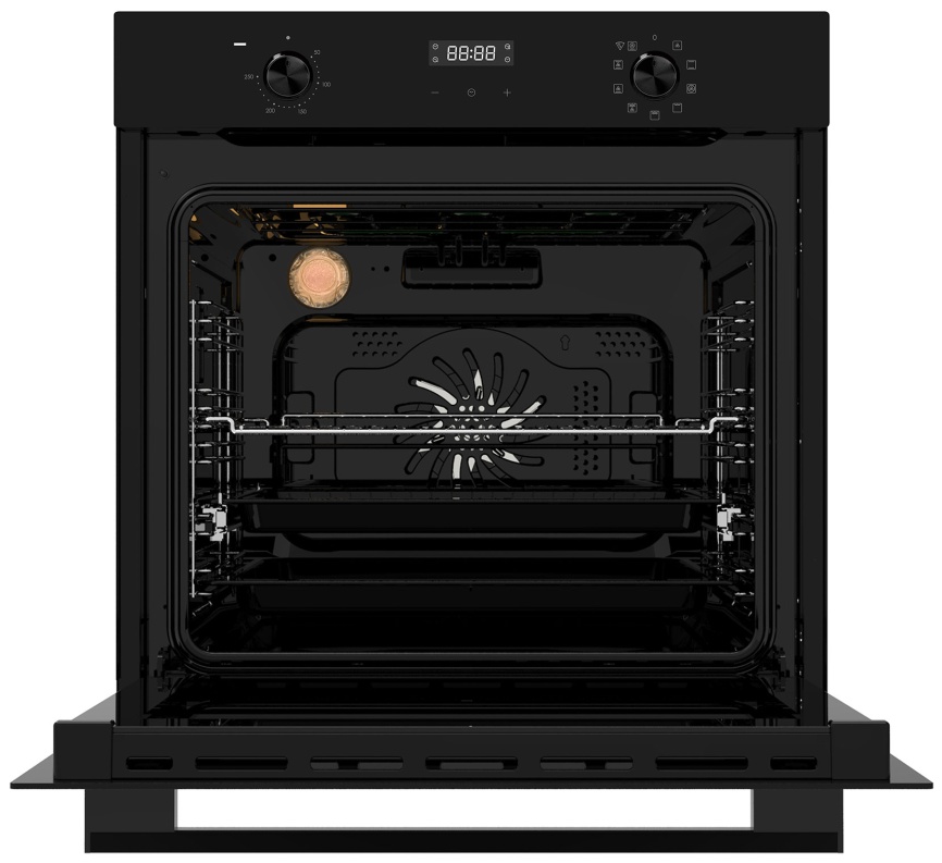 Электрический духовой шкаф Candy COXP08LTBB 59 см, 78 л, гриль и конвекция, черный фото 4
