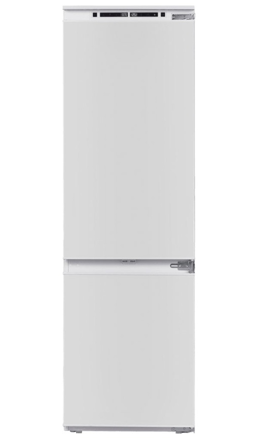 Встраиваемый двухкамерный холодильник Maunfeld MBF177NFWHGR Inverter No frost, белый фото 2