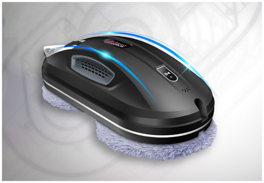 Робот-мойщик окон Hobot Роботизированный мойщик окон Hobot 388 с набором салфеток, 90 Вт, черный фото 4