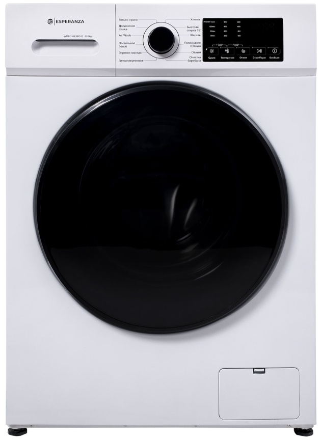 Стиральная машина с сушкой Esperanza WMFD1012IBD12 10,5 кг, белый фото 1