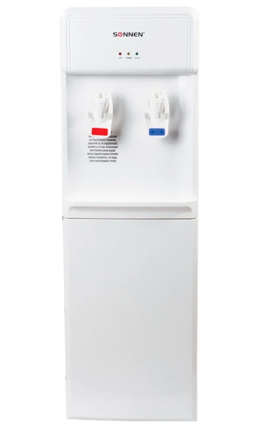 Кулер для воды напольный  Sonnen Fs-01, белый (452419) фото 2
