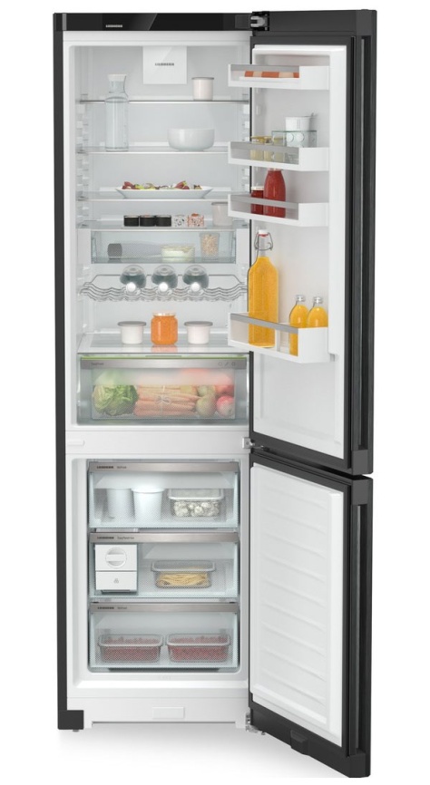 Двухкамерный холодильник Liebherr CNbdc 573i-22 001 No frost, черный фото 5