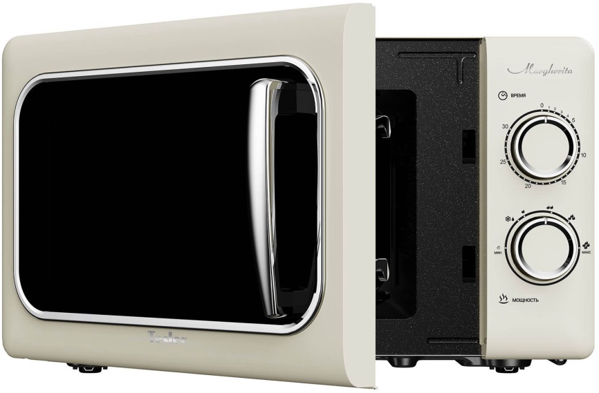 Микроволновая печь - СВЧ Tesler Микроволновая печь - СВЧ Tesler MM-2050, 20л, 700 Вт, бежевый фото 4