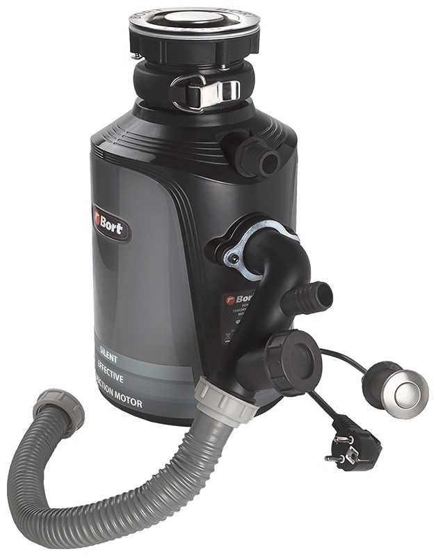 Измельчитель пищевых отходов Bort Измельчитель пищевых отходов Bort Alligator Plus 5.2 кг/мин, 750 Вт фото 4