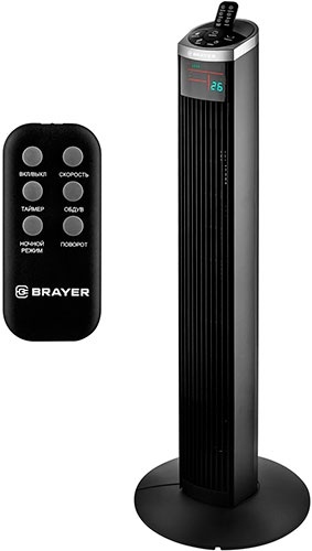 Вентилятор Brayer BR4975, черный фото 3