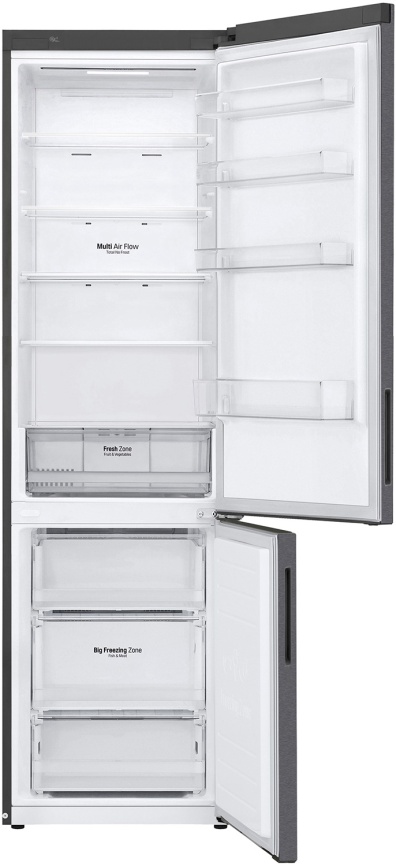 Двухкамерный холодильник LG GA-B 509 CLSL No frost, темно-серый фото 10