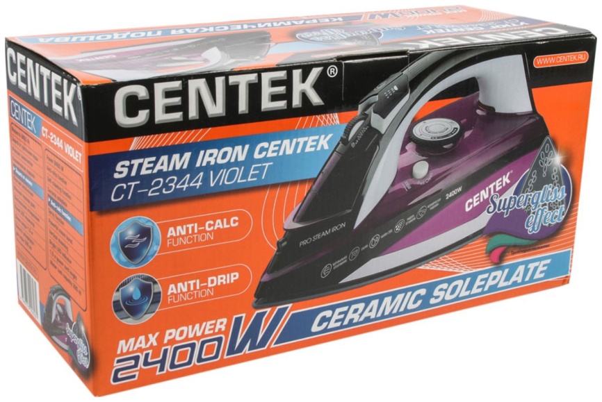 Утюг Centek CT-2344 VIOLET фото 5