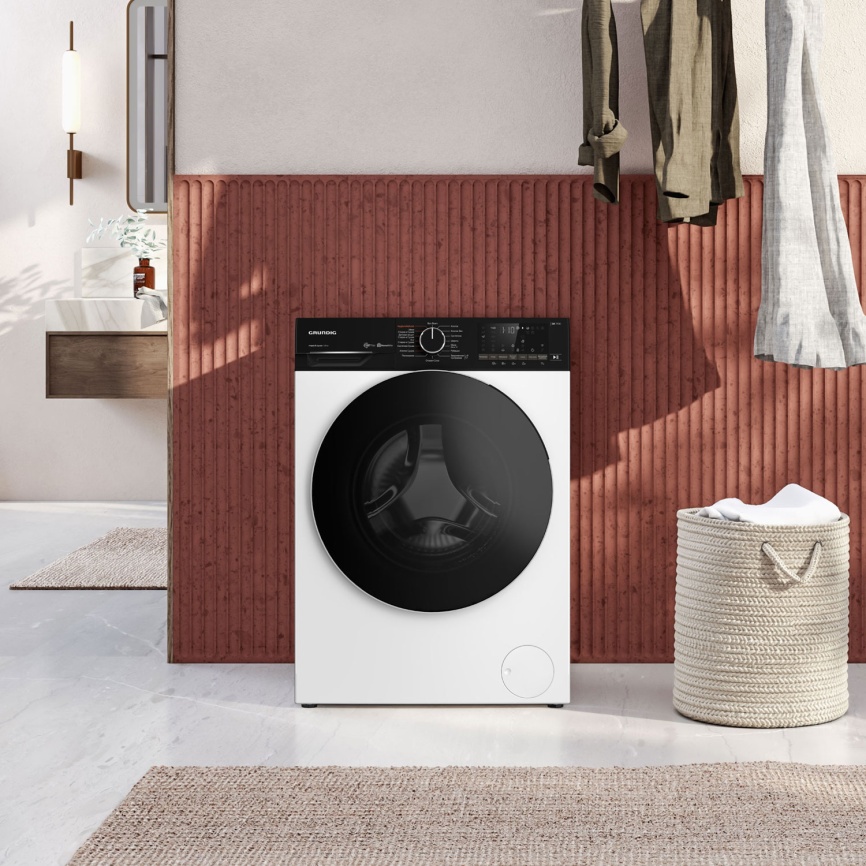 Стиральная машина с сушкой Grundig GD7 P612847 W 12 кг, белый фото 7