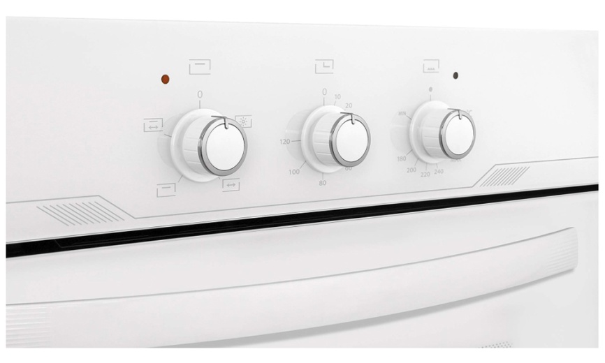 Газовый духовой шкаф Gefest ДГЭ 621-01 Б 59 см, 52 л гриль, белый фото 2