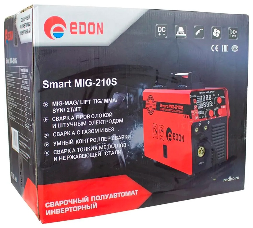 Сварочный полуавтомат Edon Smart MIG-210S фото 10