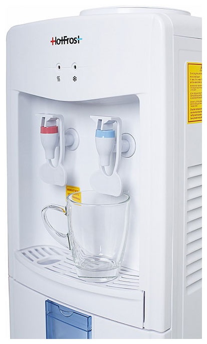 Кулер для воды HotFrost V 118 E с электронным охлаждением, белый фото 2