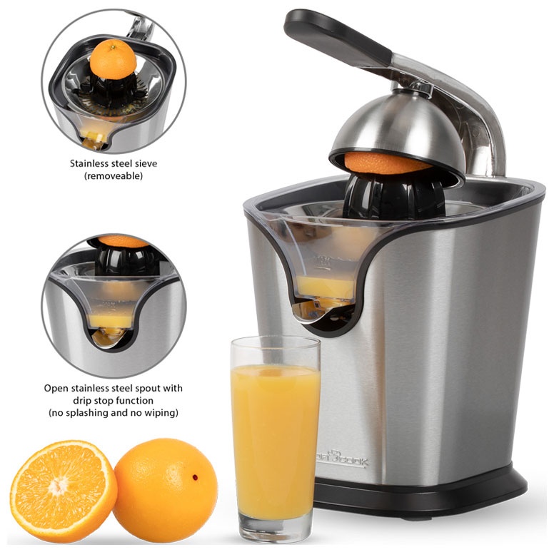 Соковыжималка Profi Cook PC-ZP 1154, нержавеющая сталь, мощность 160 Вт фото 2