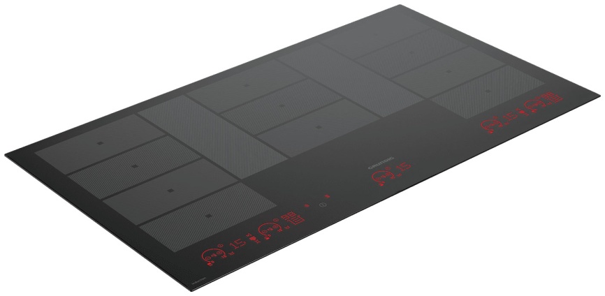Электрическая варочная панель Grundig GIEI938980I 87 см, 13 конфорок стеклокерамика, черный фото 3