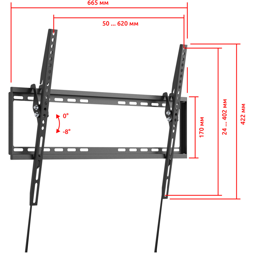 Кронштейн для телевизора UniTeki TM1206 фото 4