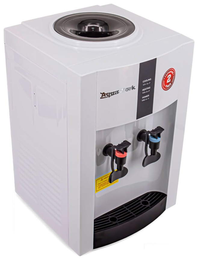 Кулер для воды Aqua Work 16TR бело-черный, настольный (25887) фото 5