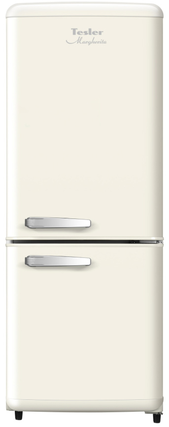 Двухкамерный холодильник Tesler RB-107 IVORY, слоновая кость фото 1