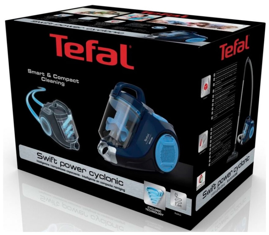 Пылесос напольный Tefal Swift Power Cyclonic TW2971EA фото 16