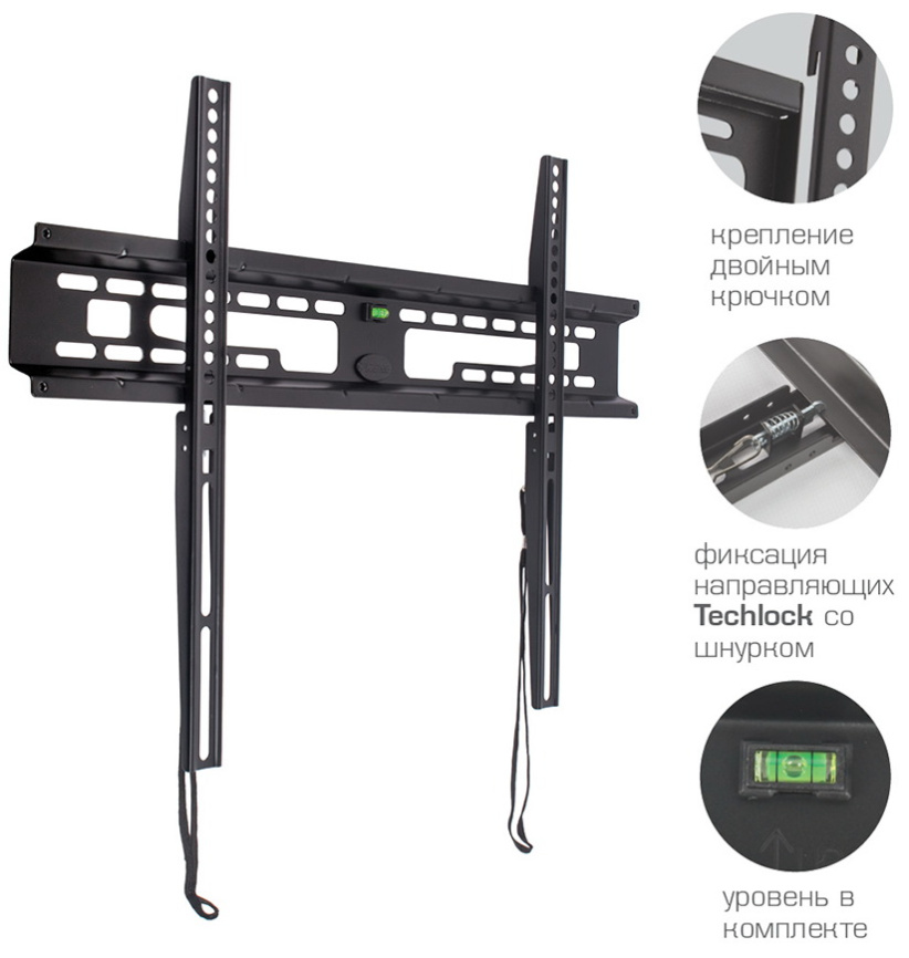 Кронштейн для телевизора Kromax FLAT-1 black фото 4