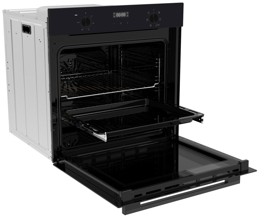 Электрический духовой шкаф Candy COXK06LNBB 59 см, 78 л, гриль и конвекция, черный фото 4