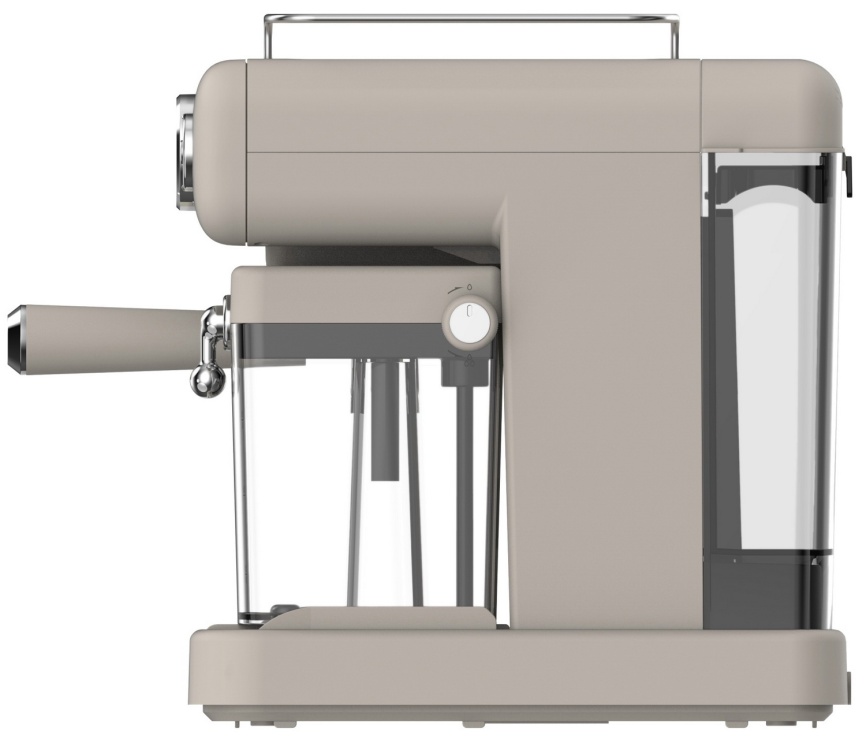 Кофеварка Tesler ECM-250 SAND GREY фото 4