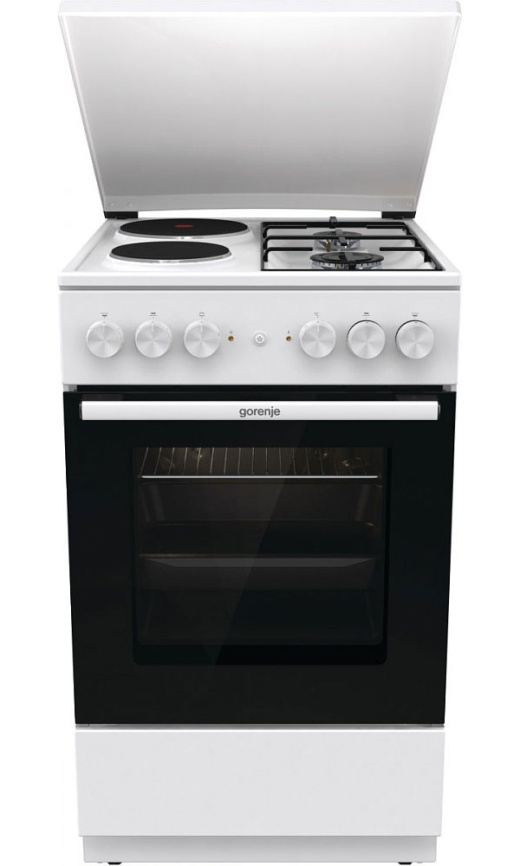 Комбинированная плита Gorenje GK5A12WG 4 конфорки, белый фото 1