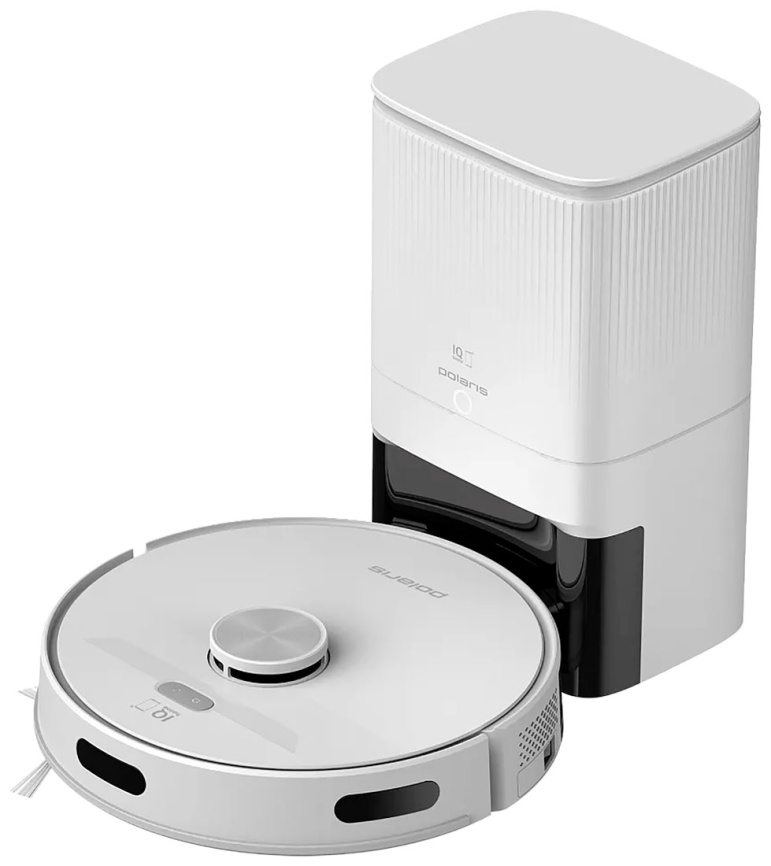 Робот-пылесос Polaris PVCRDC G2 6002 WIFI IQ Home, белый фото 3