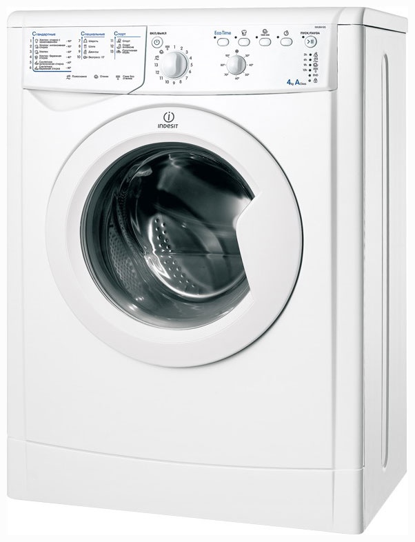 Стиральная машина Indesit IWUB 4105 автомат 4 кг, белый фото 2