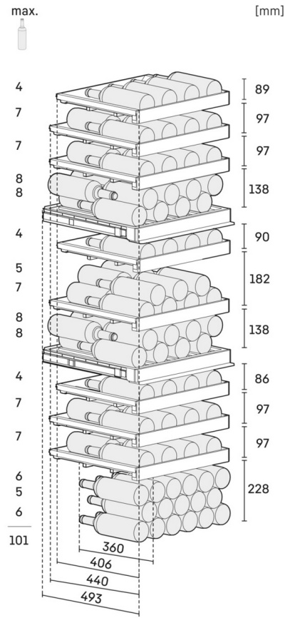 Винный шкаф Liebherr WPgbi 5273-20 001 черное стекло фото 10