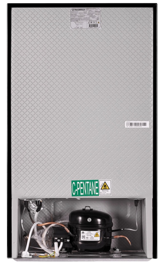 Однокамерный холодильник Maunfeld MFF83RB, черный фото 6