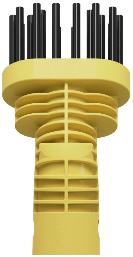 Пароочиститель Polaris PSC 1702C, черный/желтый фото 3