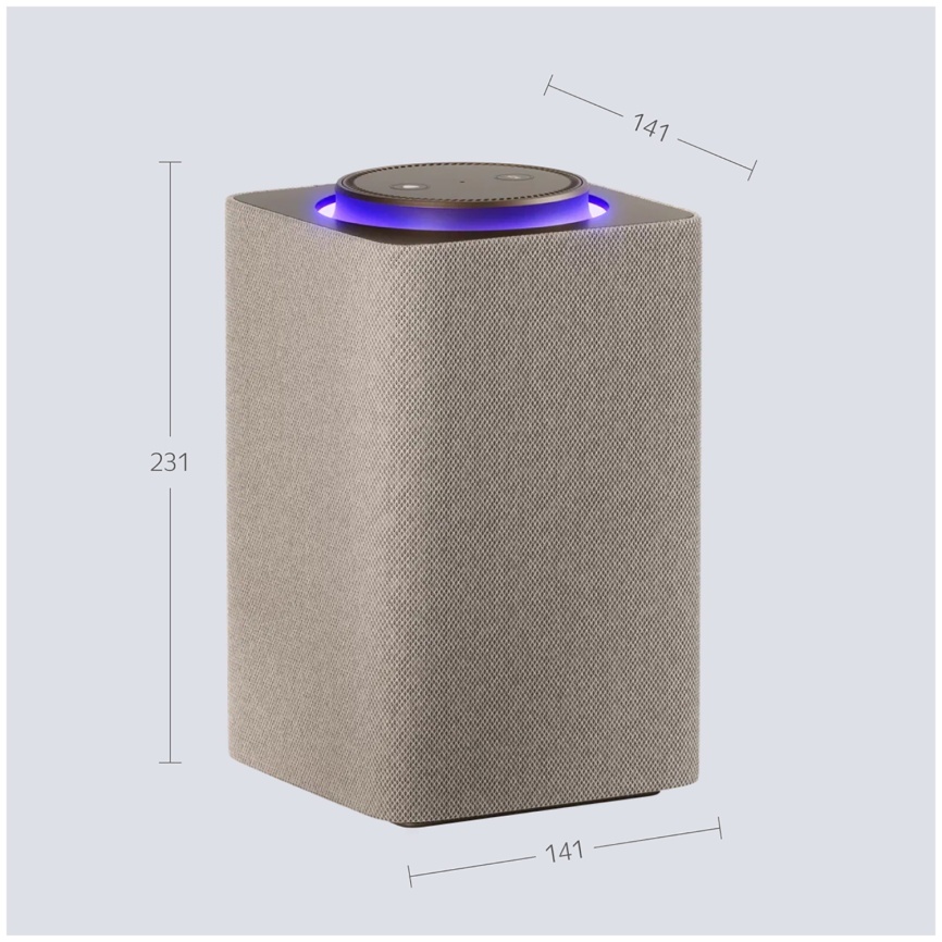 Умная колонка  Яндекс Станция Макс с Алисой, с Zigbee, 65Вт, бежевый фото 16