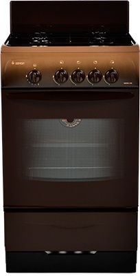 Газовая плита Gefest ПГ 3200-08 К43 50 см, 42 л, 4 конфорки, коричневый фото 1