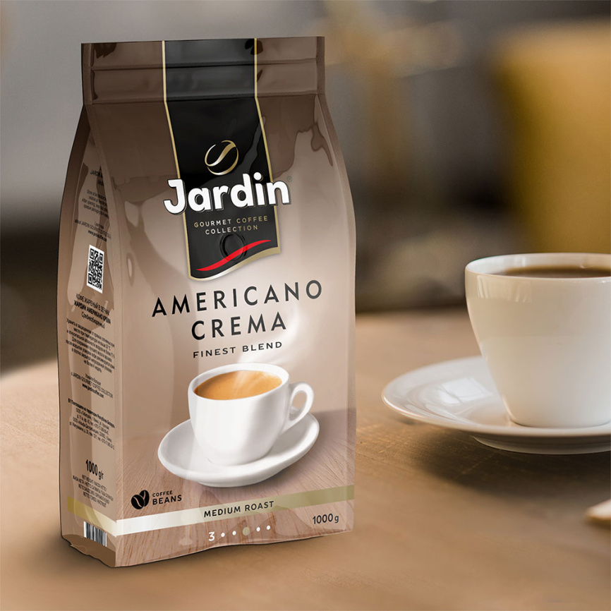 Кофе зерновой Jardin Americano Crema 1кг фото 3