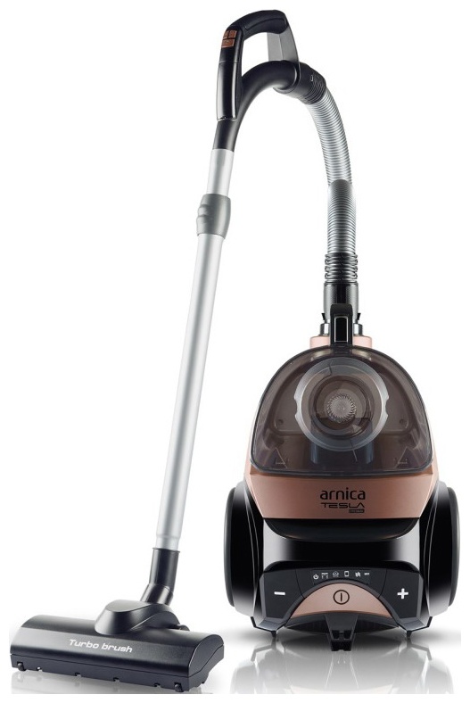 Пылесос напольный Arnica Tesla Premium с циклонным фильтром, розовый фото 1