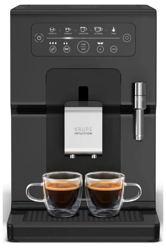 Кофемашина автоматическая Krups Intuition Essential EA870810 черный фото 1